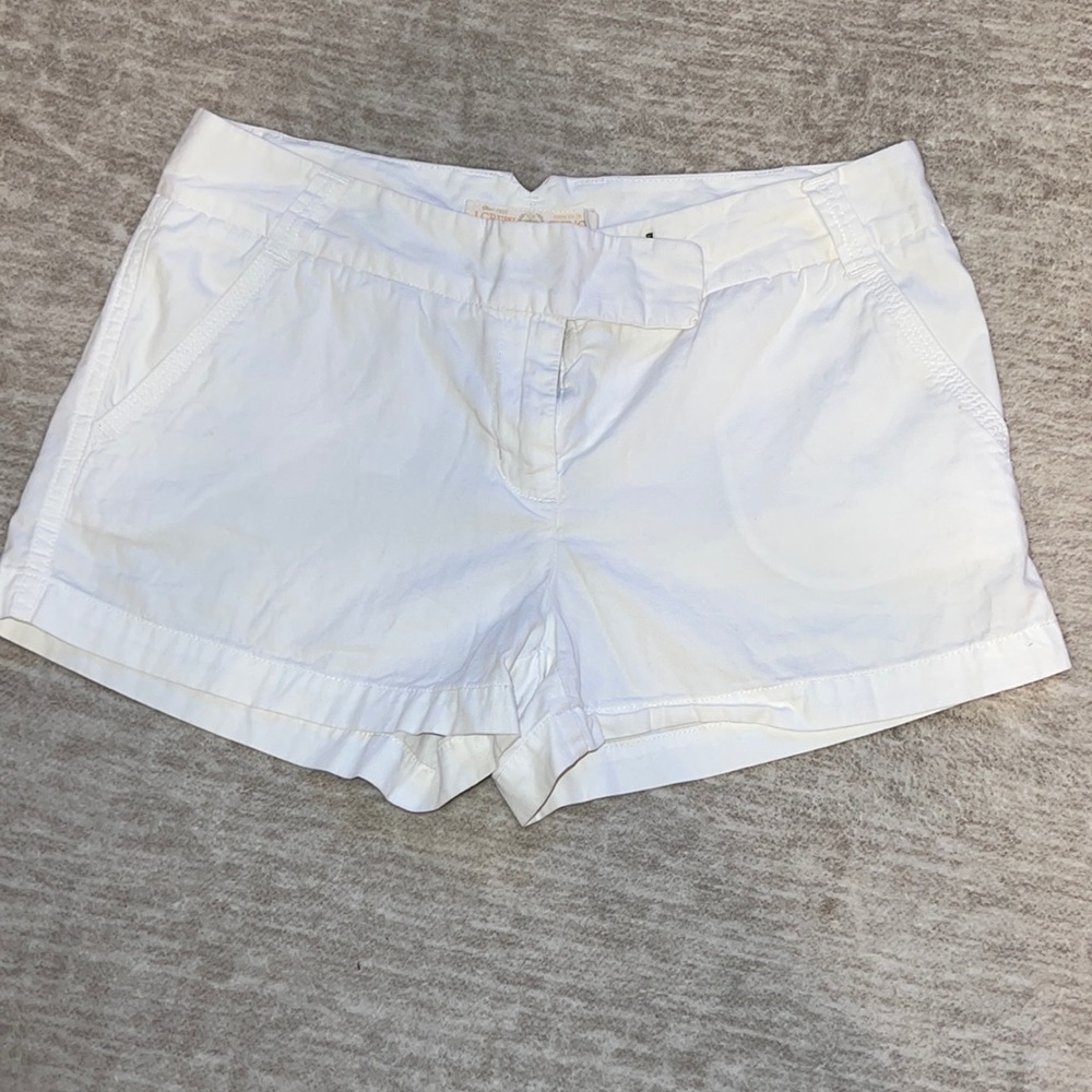 J. Crew Women’s White Chino Shorts